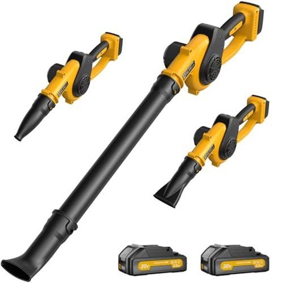 210 mph cordless blower set