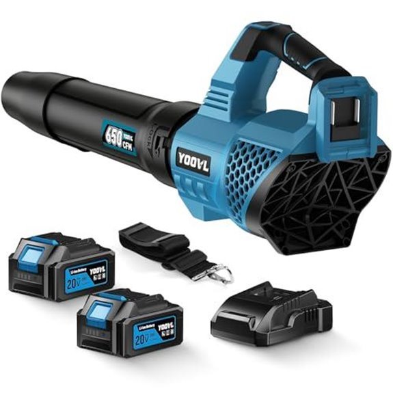 cordless leaf blower 650cfm