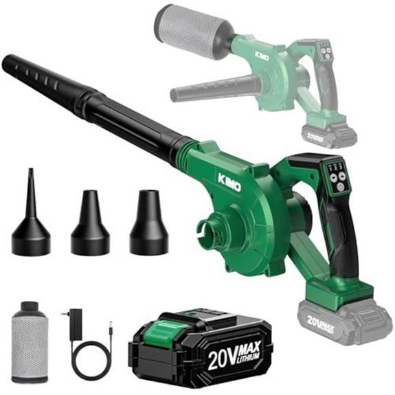 10 Best Lidl Leaf Blower Vacuum Reviews for 2027 10 kimo cordless leaf blower bundle