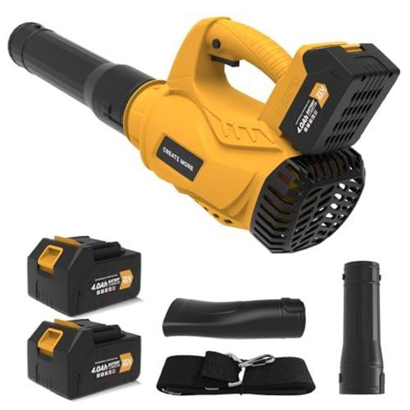10 Best Most Powerful Cordless Leaf Blowers for 2027 6 madtue cordless leaf blower 2 batteries