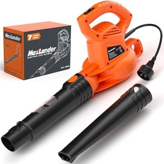 10 Best Corded Leaf Blowers for 2027 8 maxlander 7 amp leaf blower