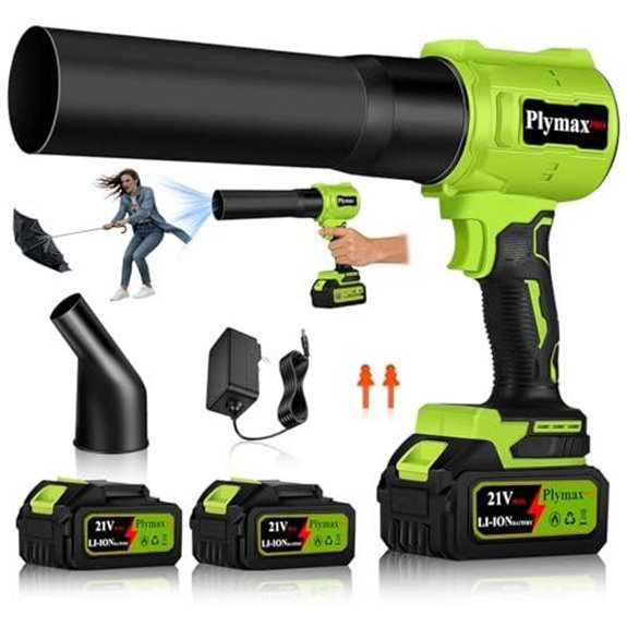 10 Best Mini Handheld Leaf Blowers for 2027 9 plymax cordless blower 800k rpm