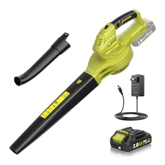 seyvum 20v blower 2ah battery