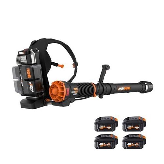 10 Best Battery Backpack Blowers for 2027 5 worx 80v backpack blower