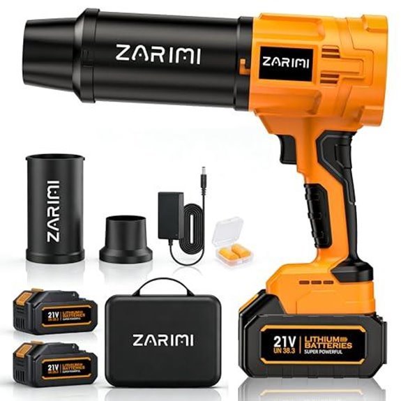 8 Best Brookstone Handheld Leaf Blower Reviews for 2027 6 zarimi 990 000 rpm blower with two batteries